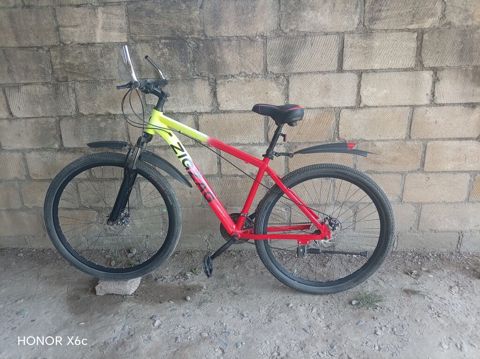 Zıgzag dağ velosipedi - Çərçivə: alüminium rəng keçişli (sarı-yaşıl — Sabirabad