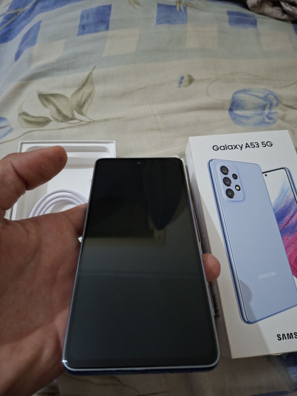 Samsung Galaxy A53 5G, 128 GB, rəng - Mavi, Sənədlərlə — Samsung, Bakı (9)