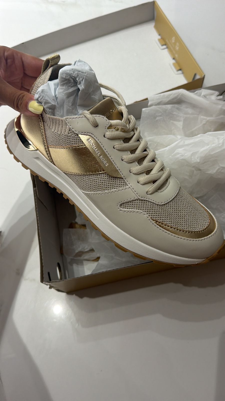 Michael Kors Qadın Krossovkası - Bej Rəng, 38 Ölçü — Krosovka, Bakı (2)
