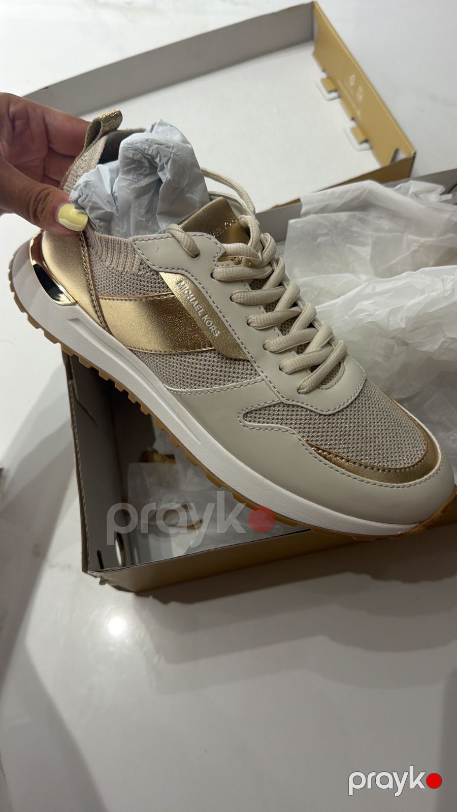 Michael Kors Qadın Krossovkası - Bej Rəng, 38 Ölçü — Krosovka, Bakı (2)