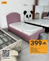 Çarpayı – La Mini (Kod: 4166) - Ölçü: 90×200 sm - Mexanizm — Мебель