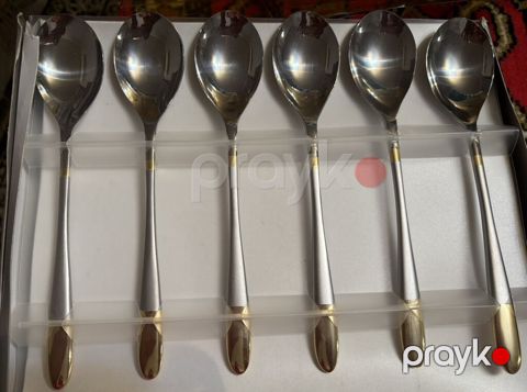 12 ədəd qaşıq. (almaniya istehsalı) teze. - Material: paslanmayan — Bakı