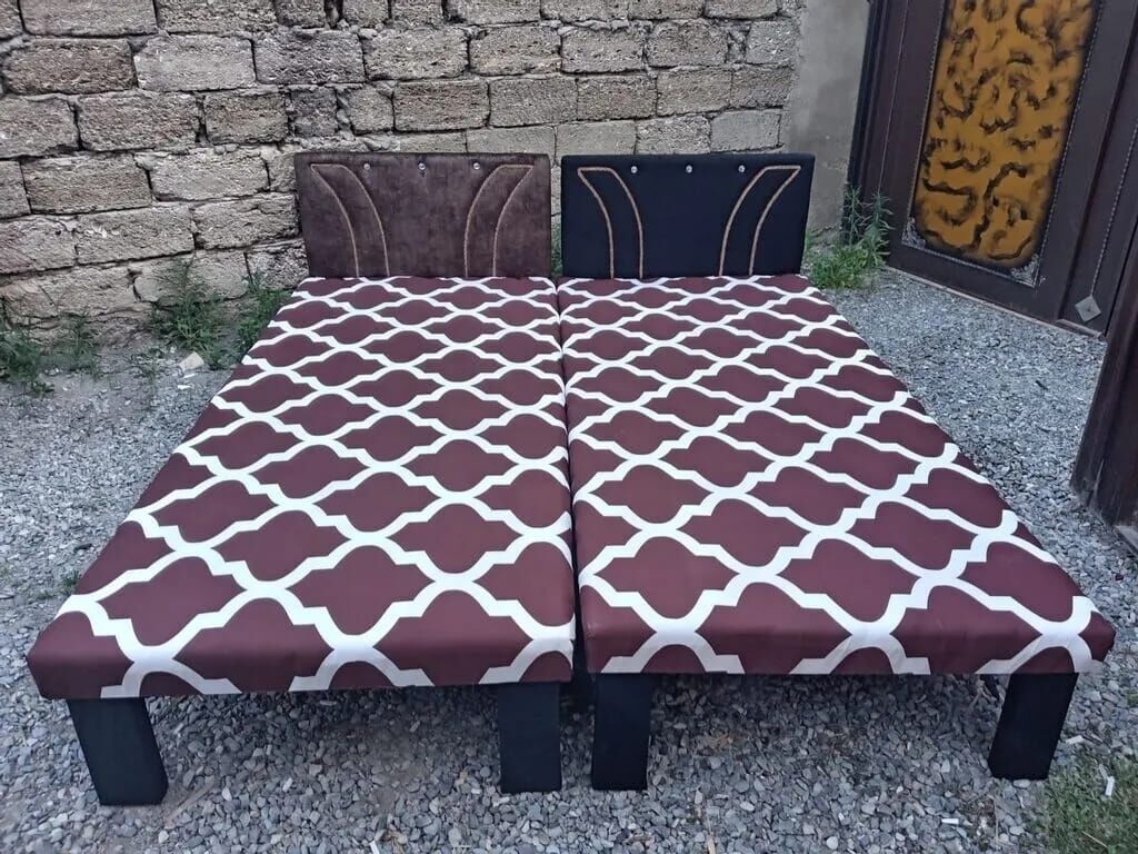 Təzə çarpayılar. 1 nəfərlik çarpayılar 60 manat. 2 nəfərlik taxt 110 — Mallar, Digah (6)