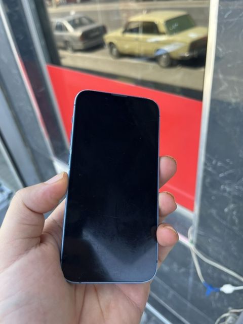 IPhone 13, Mavi, Qırıq — Quba