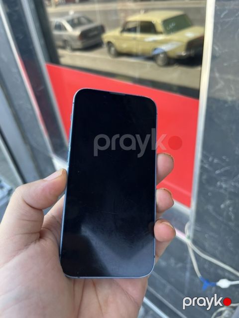IPhone 13, Mavi, Qırıq — Quba
