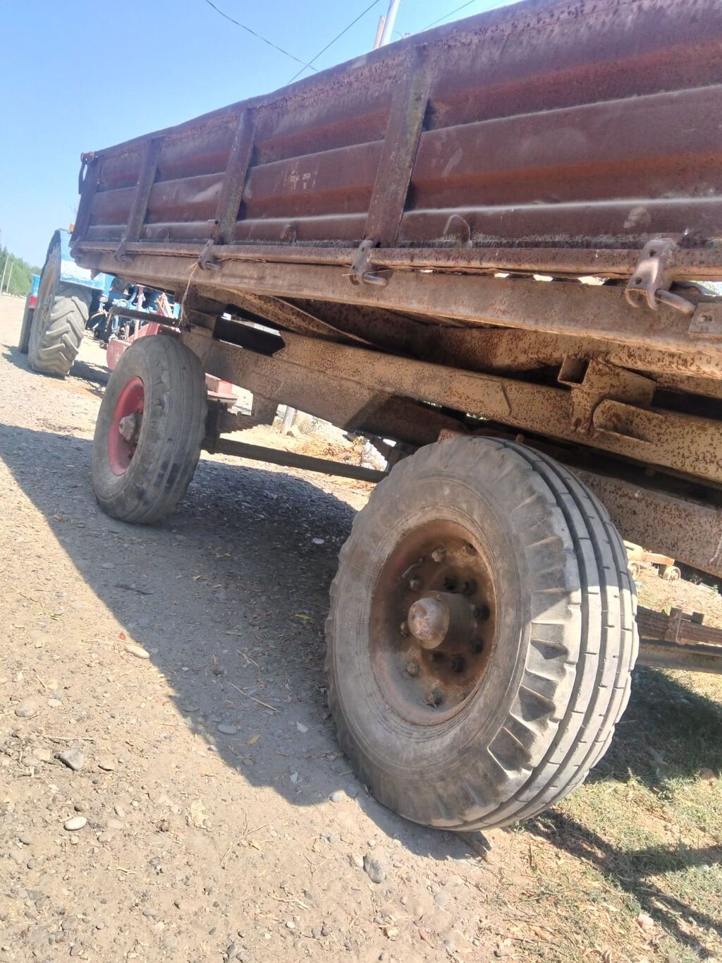 Kənd təsərrüfatı üçün ikioxlu traktor qoşqusu - Hidravlik — Avto, Beyləqan (2)