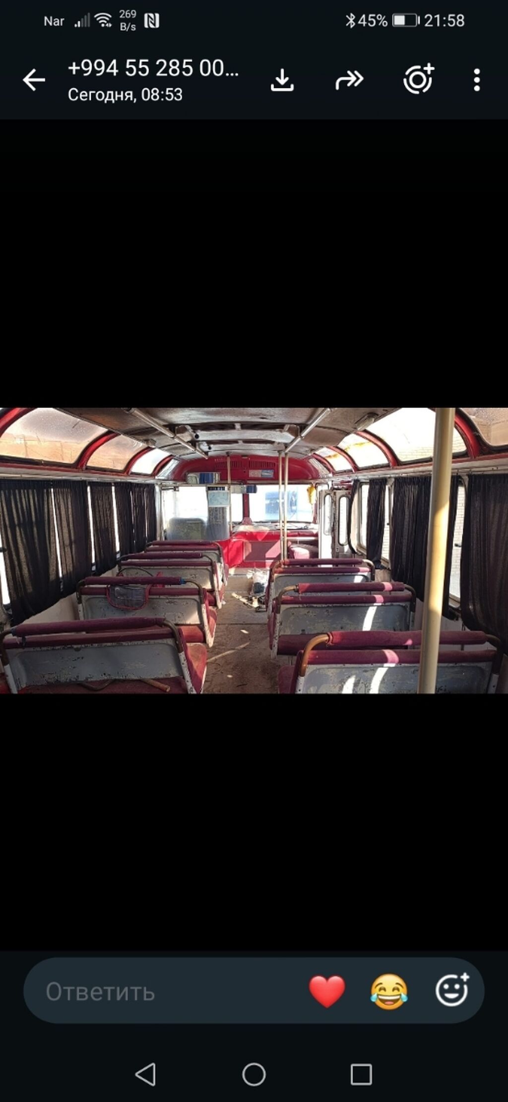 Şəhərdaxili sərnişindaşıma və ya retro layihələr üçün avtobus — Avto, Bakı (8)