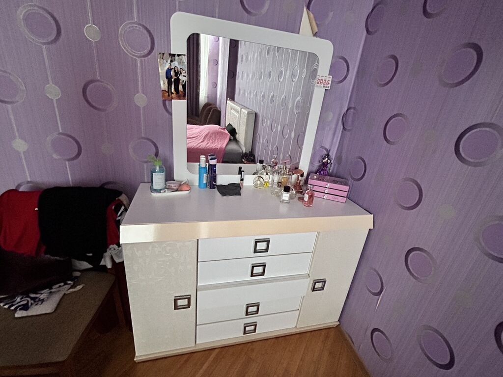 Yataq otağı dəsti – ağ rəngdə, modern dizayn Komplekt: - Çarpayı — Mebel, Bakı (2)