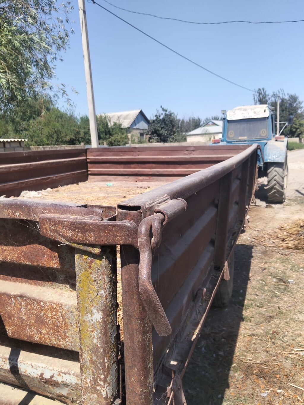 Kənd təsərrüfatı üçün ikioxlu traktor qoşqusu - Hidravlik — Avto, Beyləqan (5)