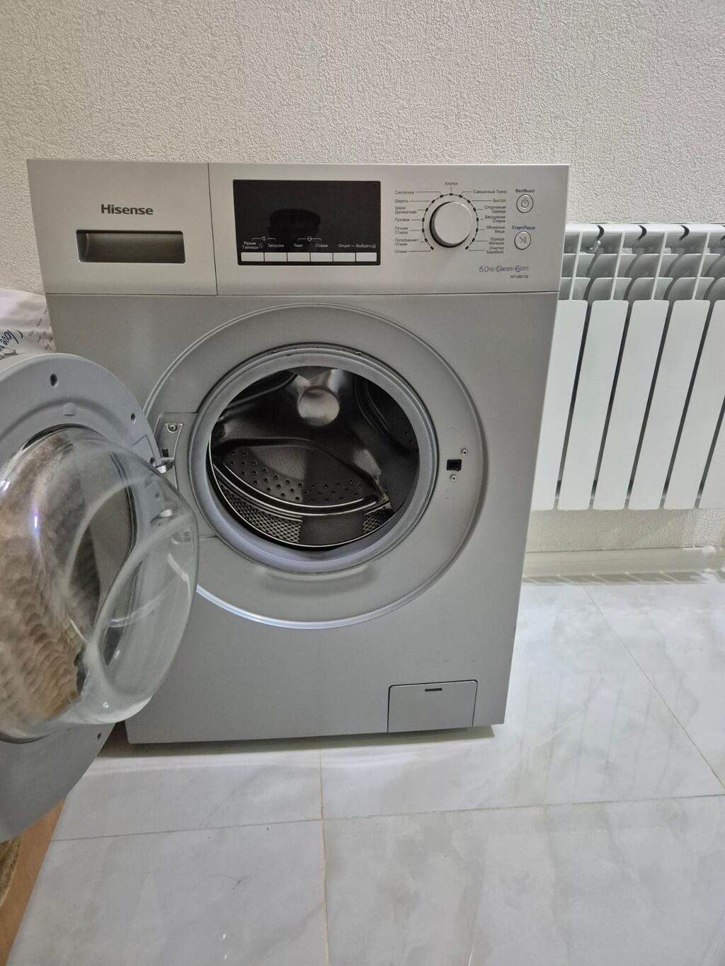 Paltaryuyan maşın Hisense, 6 kq, İşlənmiş, Avtomat, Qurutmasız — Paltaryuyan maşınlar, Saray