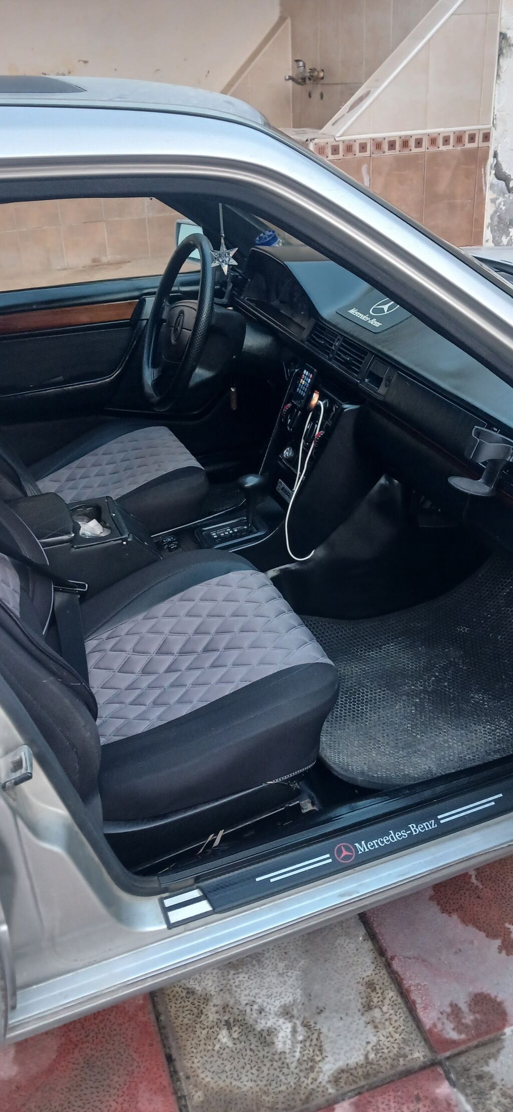 Mercedes-Benz sedan (W124 kuzov) - Korpus: sedan, gümüşü rəng - Kuzov — Avto, Gəncə (10)