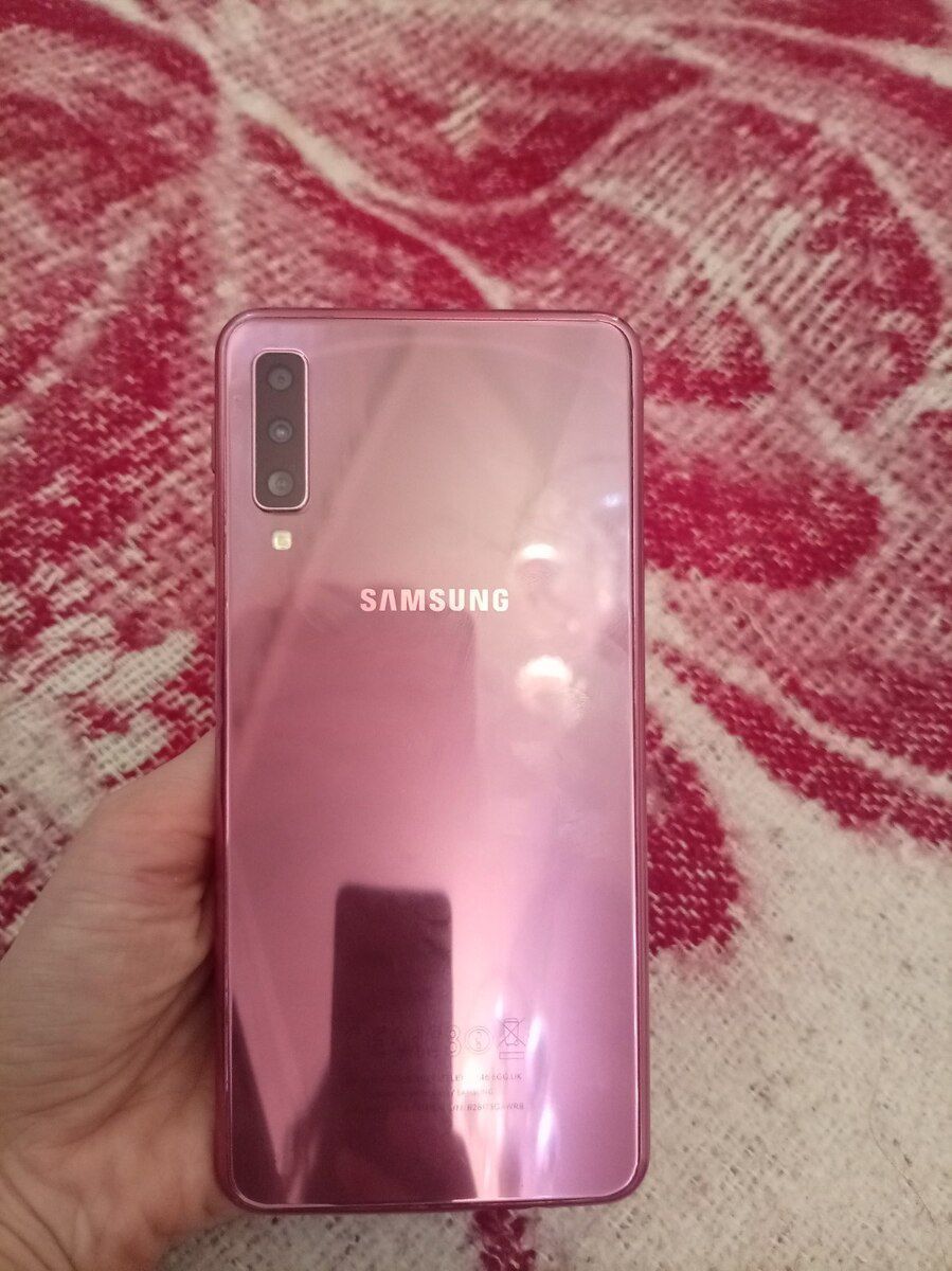 Samsung Galaxy A7 (2018) Pink 128GB/6GB — Smartfonlar, Bakı (2)