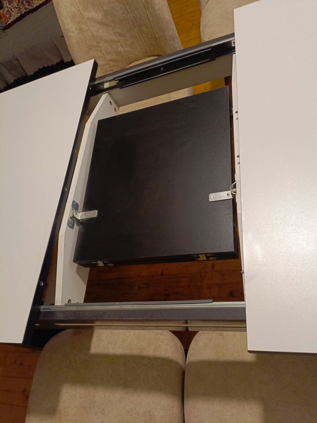 Mətbəx üçün, İşlənmiş, Açılan, Dördbucaq masa, 6 stul — Mebel, Bakı (9)