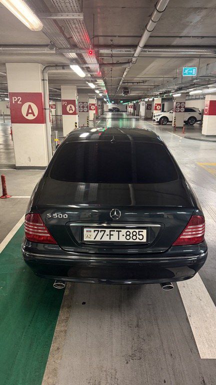 Mercedes S 500, 5.0 L, 2001 il, 272 000 km — Avtomobillər, Bakı (10)