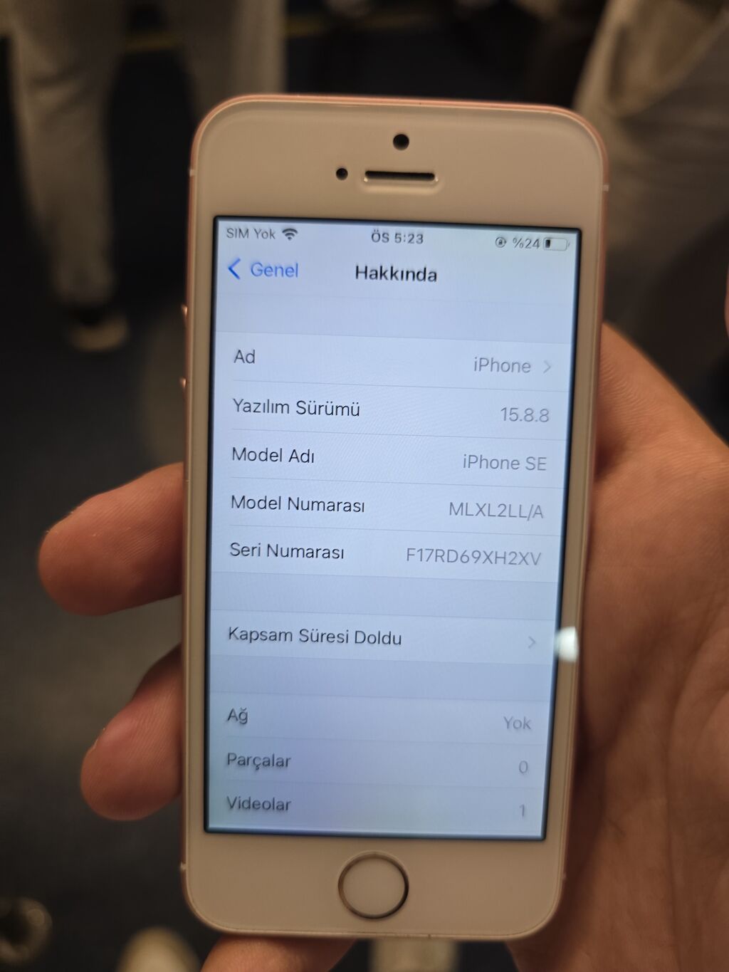 IPhone SE, 64 GB, Rose Gold, Barmaq izi — Apple iPhone, Xırdalan (7)