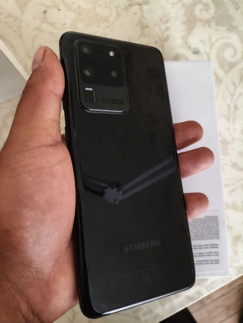 Samsung Galaxy S20 Ultra, 128 GB, rəng - Qara, Qırıq — Quba