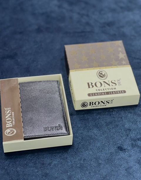 Bons Collection kişi pulqabısı dəri - Material: Genuine Leather — Bakı