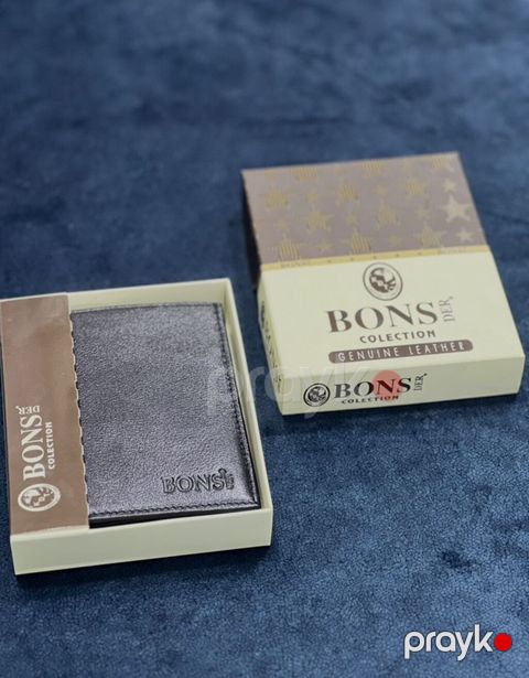 Bons Collection kişi pulqabısı dəri - Material: Genuine Leather — Bakı