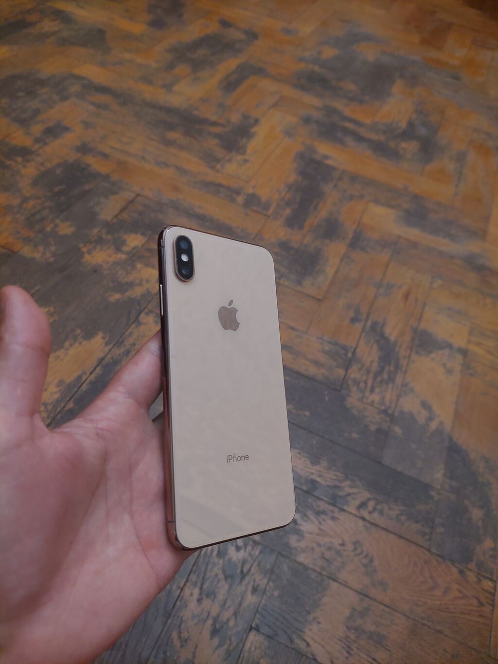 IPhone Xs Max, 64 GB, Desert Titanium, Zəmanət, Simsiz şarj, Sənədlərlə — Apple iPhone, Bakı (4)