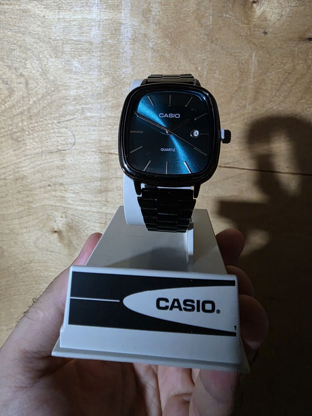 "Casio" kişi qol saatı. Yenidir. Cəmi 20 manata. Qutusu ilə birgədir — Qol saatları, Bakı