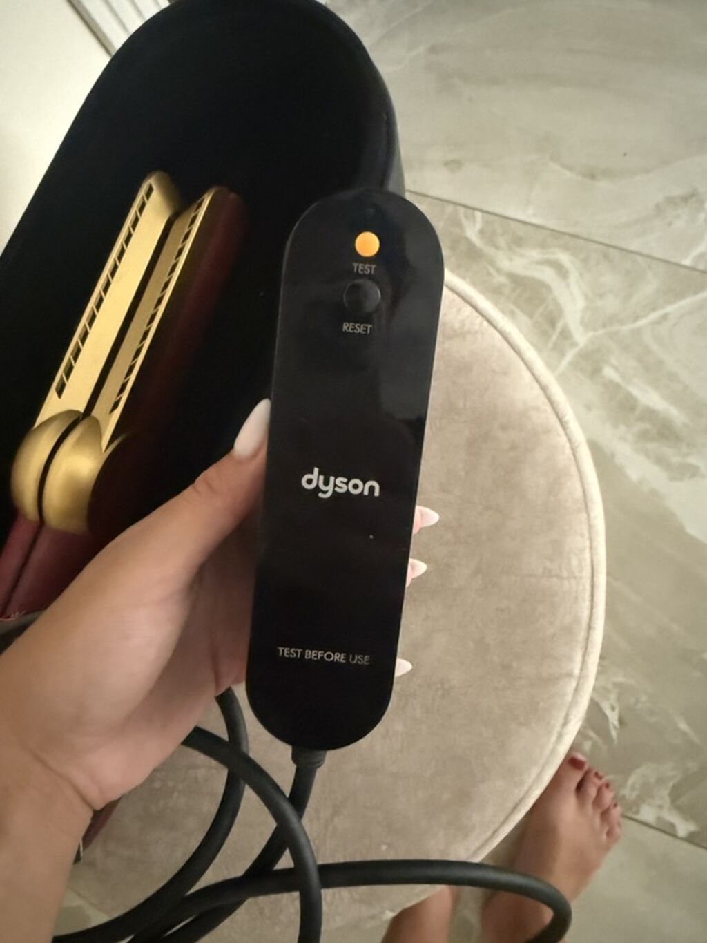 Dyson Corrale simsiz saç ütüsü – xüsusi bordox-gızılı rəng — Elektronika, Bakı (5)