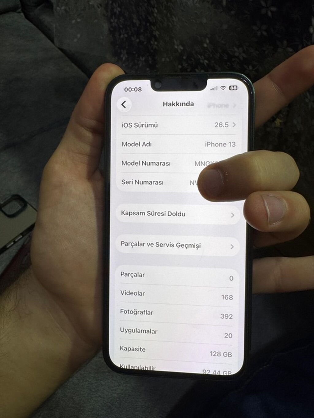 IPhone 13, 128 GB, Yaşıl — Apple iPhone, Bakı (6)