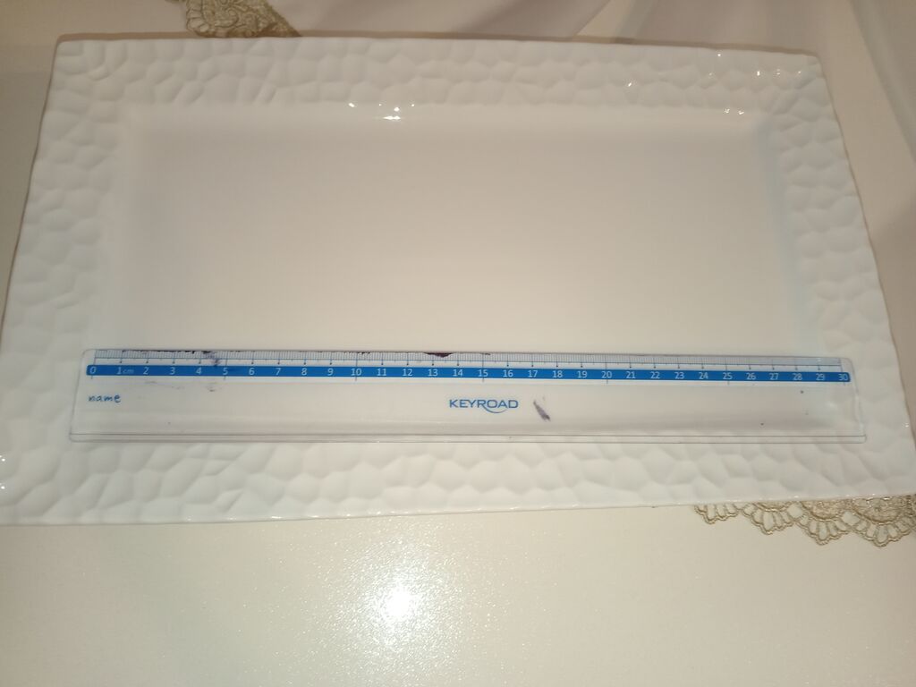 Tort və şiriniyyat qabı, rəng - Ağ, Keramika — Mallar, Bakı (7)