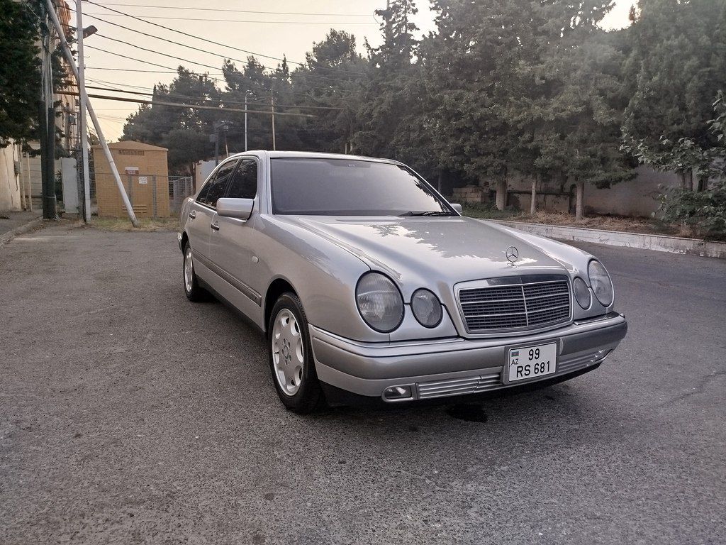 Mercedes E 200, 2.2 L, 1998 il, 314 312 km — Avtomobillər, Bakı (12)