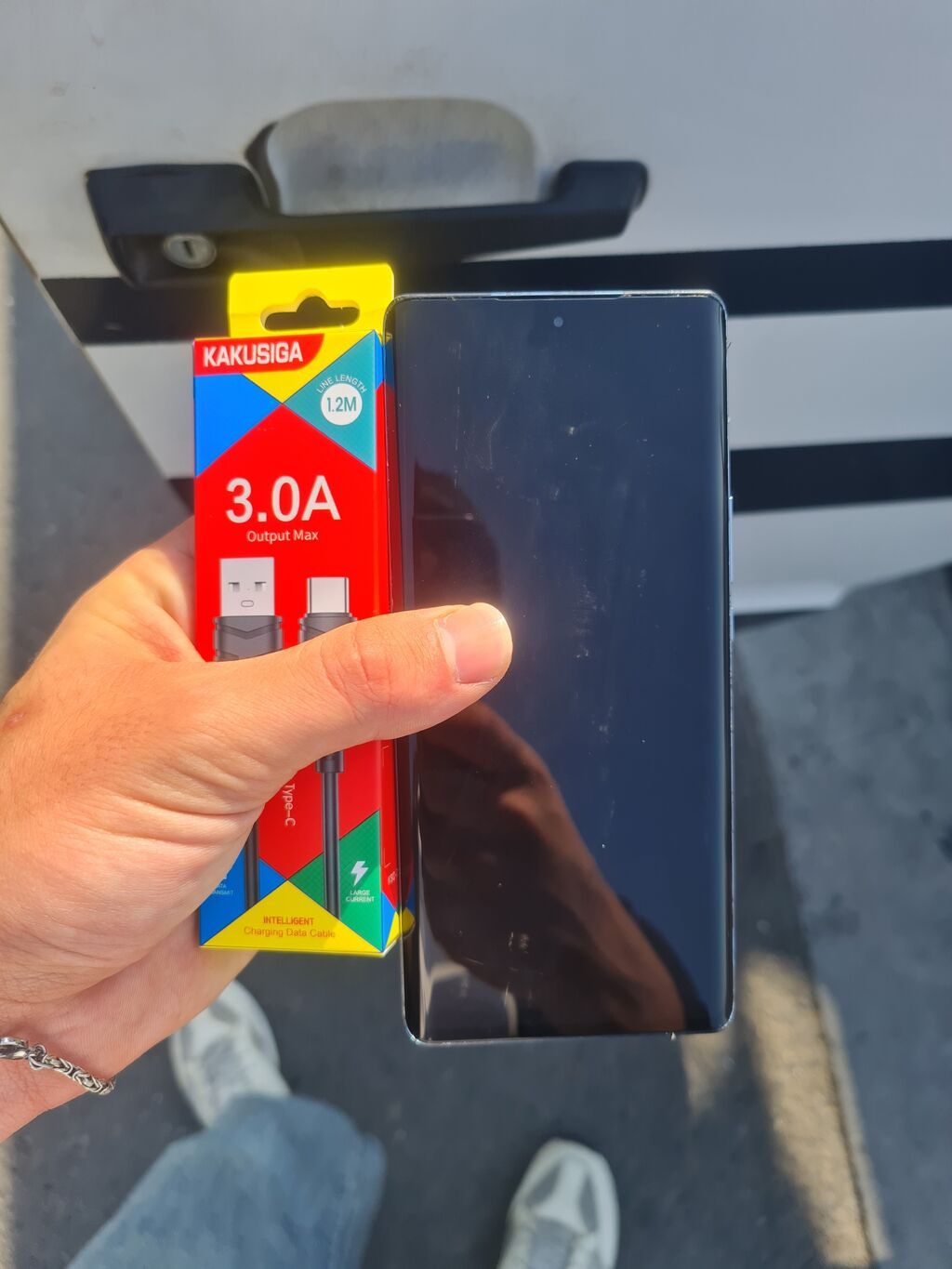 Honor X9a, 128 GB, rəng - Ağ, Barmaq izi — Honor, Şəki (2)