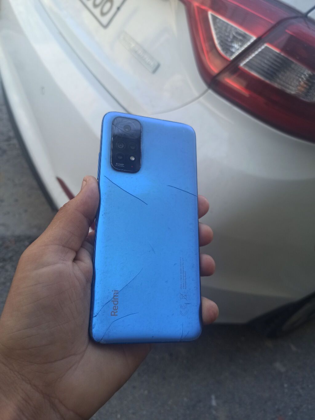Redmi 11, 64 GB, rəng - Göy, Düyməli, Barmaq izi, Face ID — Elektronika, Bakı