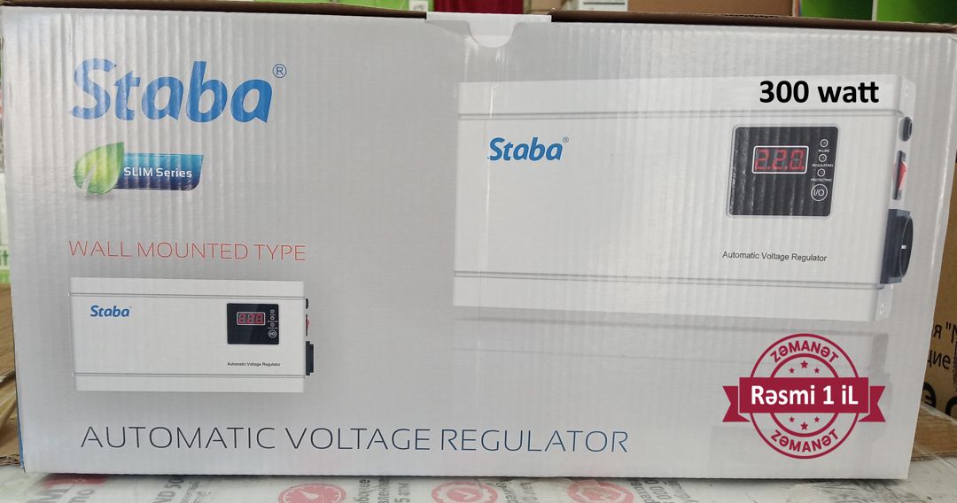Staba avtomatik gərginlik stabilizatoru 300 vatt — Gərginlik stabilizatoru, Bakı (2)