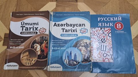 Dərsliklər və hazırlıq vəsaitləri paketi: Hərbiri 3azn - Ümumi Tarix — Xırdalan