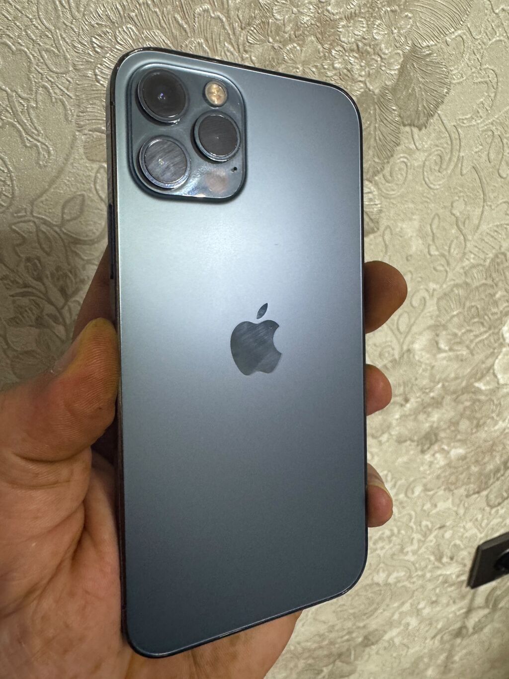 IPhone 12 Pro, 256 GB, Pacific Blue, Barmaq izi, Face ID — Apple iPhone, Novxanı