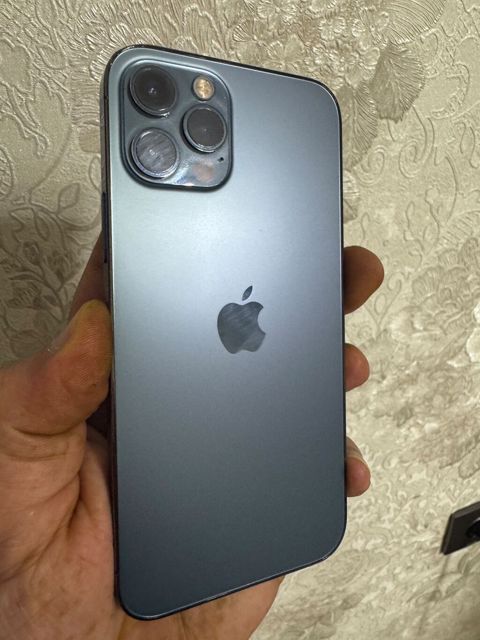 IPhone 12 Pro, 256 GB, Pacific Blue, Barmaq izi, Face ID — Novxanı