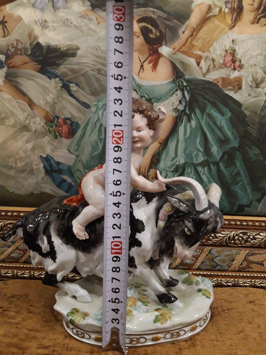 Meissen farfor fiqur — Mallar, Bakı (2)