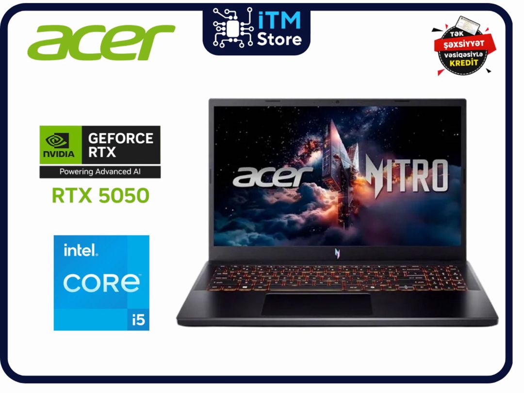 Acer Nitro V15 ANV15-52-57BB NH.U1PAA.004 — Elektronika, Bakı (2)