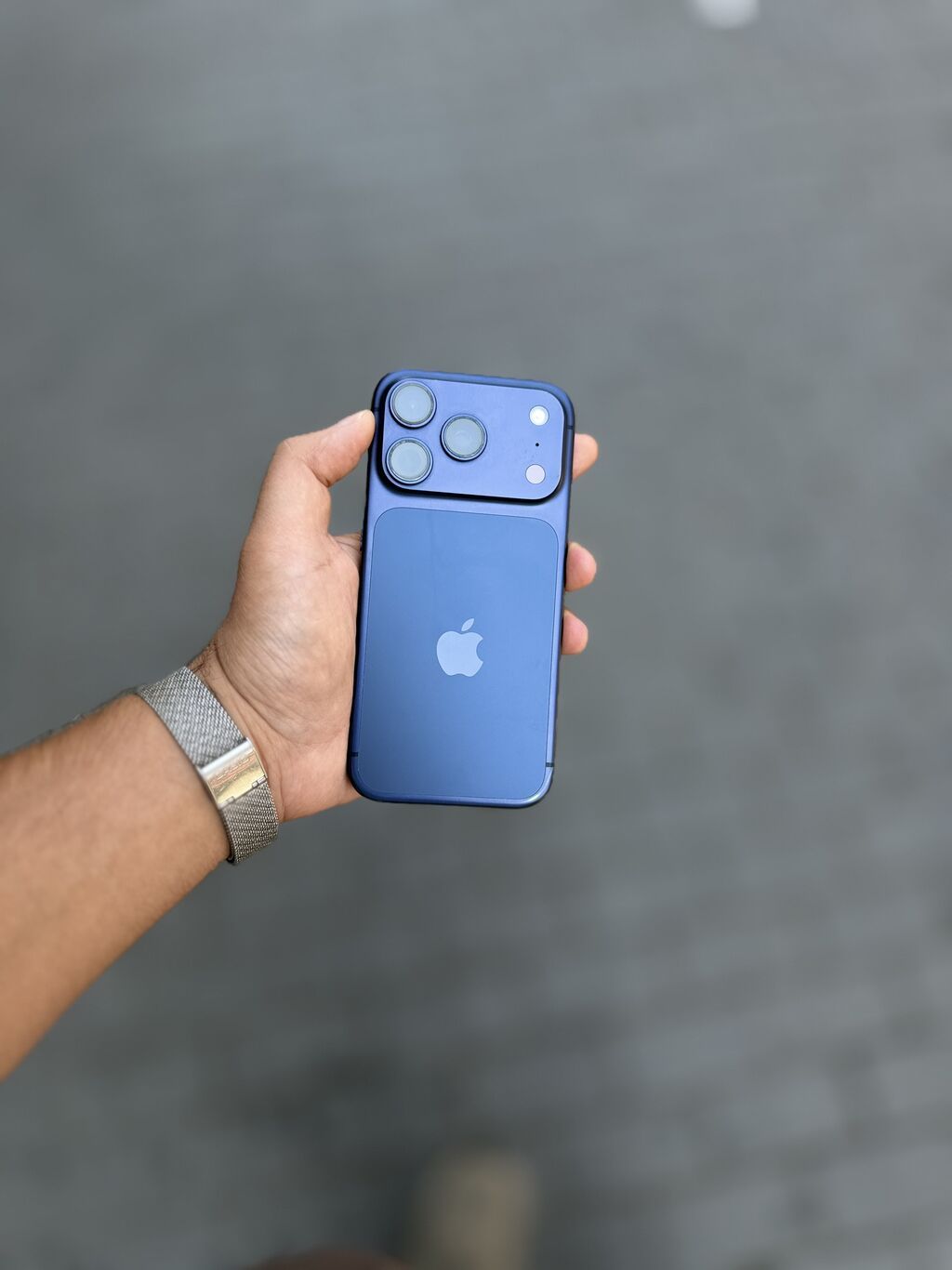 IPhone 17 Pro, 256 GB, Blue Titanium, Zəmanət, Face ID — Apple iPhone, Bakı