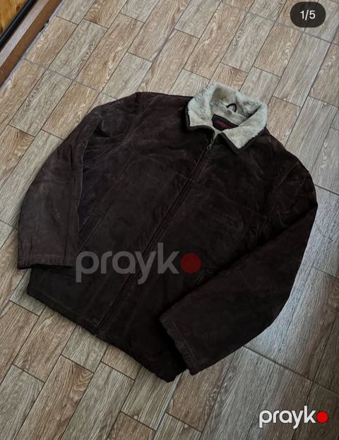 Kurtka, Zamşa, Payız, XL — Digah