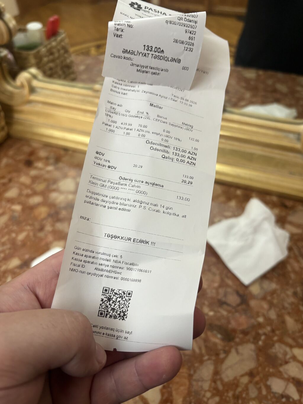 Kurtka, Vetrovka, Payız, Calvin Klein, 2XL — Kurtkalar, Bakı (4)