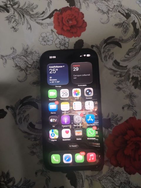 IPhone 15, 128 GB, Qara — Bakı