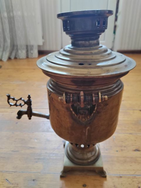Möhürlü latun samovar — Bakı