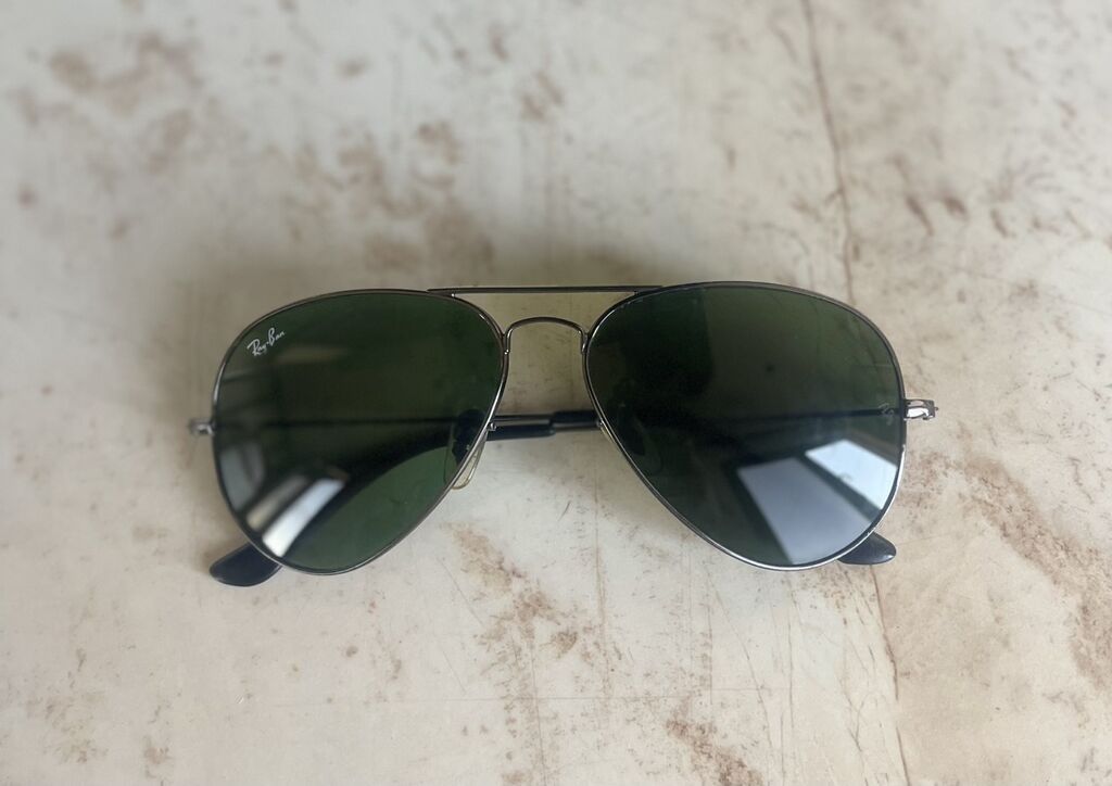 Ray-Ban Aviator gün eynəyi - Klassik aviator dizaynı - Tünd yaşıl — Aksesuarlar, Xankəndi (3)
