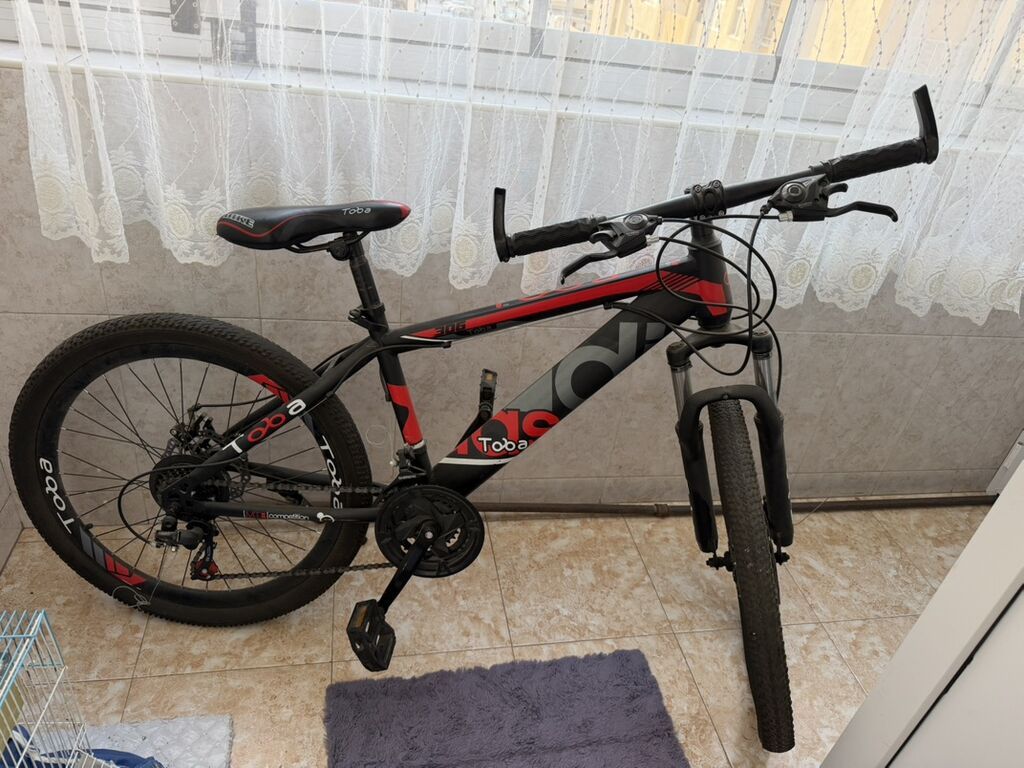 Toba MTB velosipedi - Korpus: yüngül alaşımlı hardtail çərçivə, mat — Dağ velosipedləri, Bakı