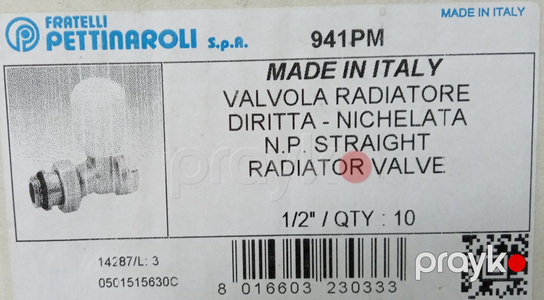 Ventil Radiator Düz Pettinaroli — Santexnika, Bakı (9)