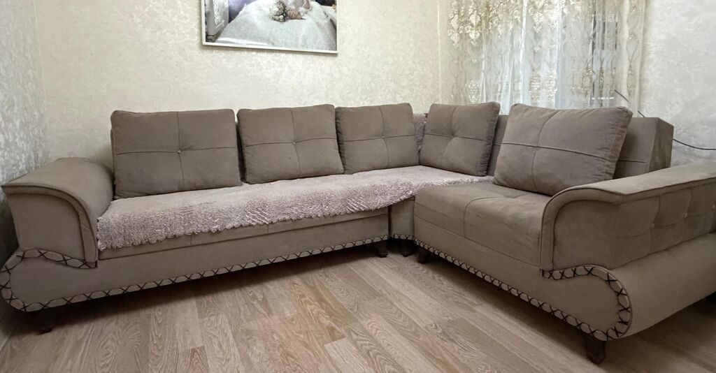 İşlənmiş, Künc divan, Divan, Bazasız, Açılmayan — Mebel, Digah (3)