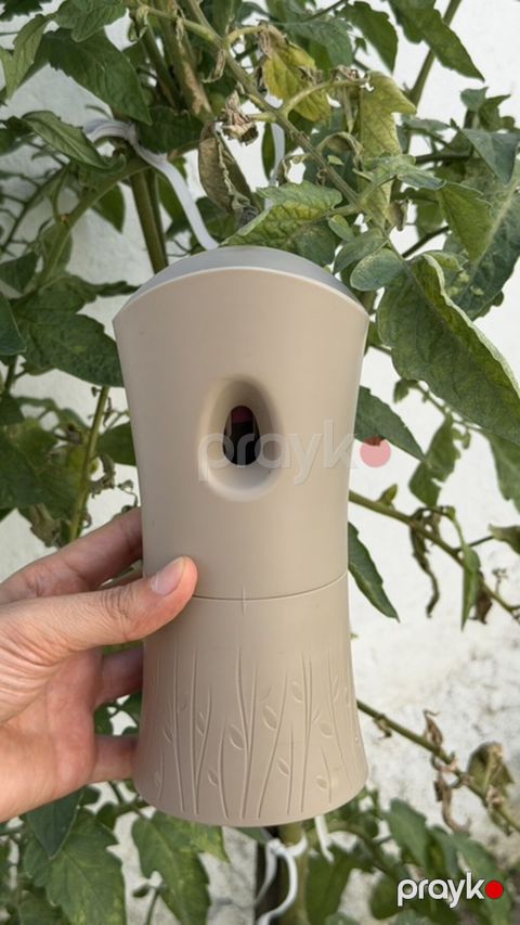 Avtomatik hava təravətləndirici dispenser - Rəng: bej - Dekor: alt