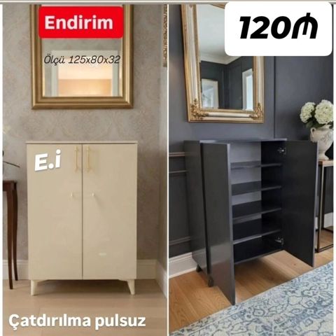 Yeni, 2 qapılı, Ayaqqabı dolabı — Bakı