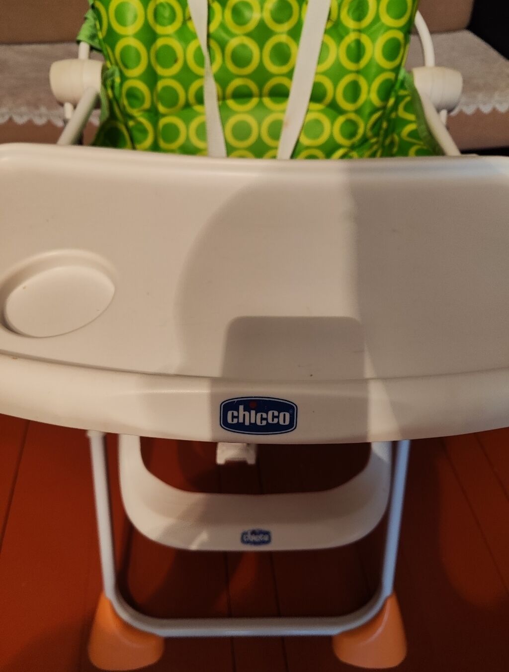 Chicco uşaq yemək stulu - Brend: Chicco - Rəng: ağ konstruksiya — Mallar, Bakı (4)