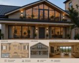 Mansard tipli ev layihəsi – geniş panoram pəncərələr və yüngül metal — Construction and Repair