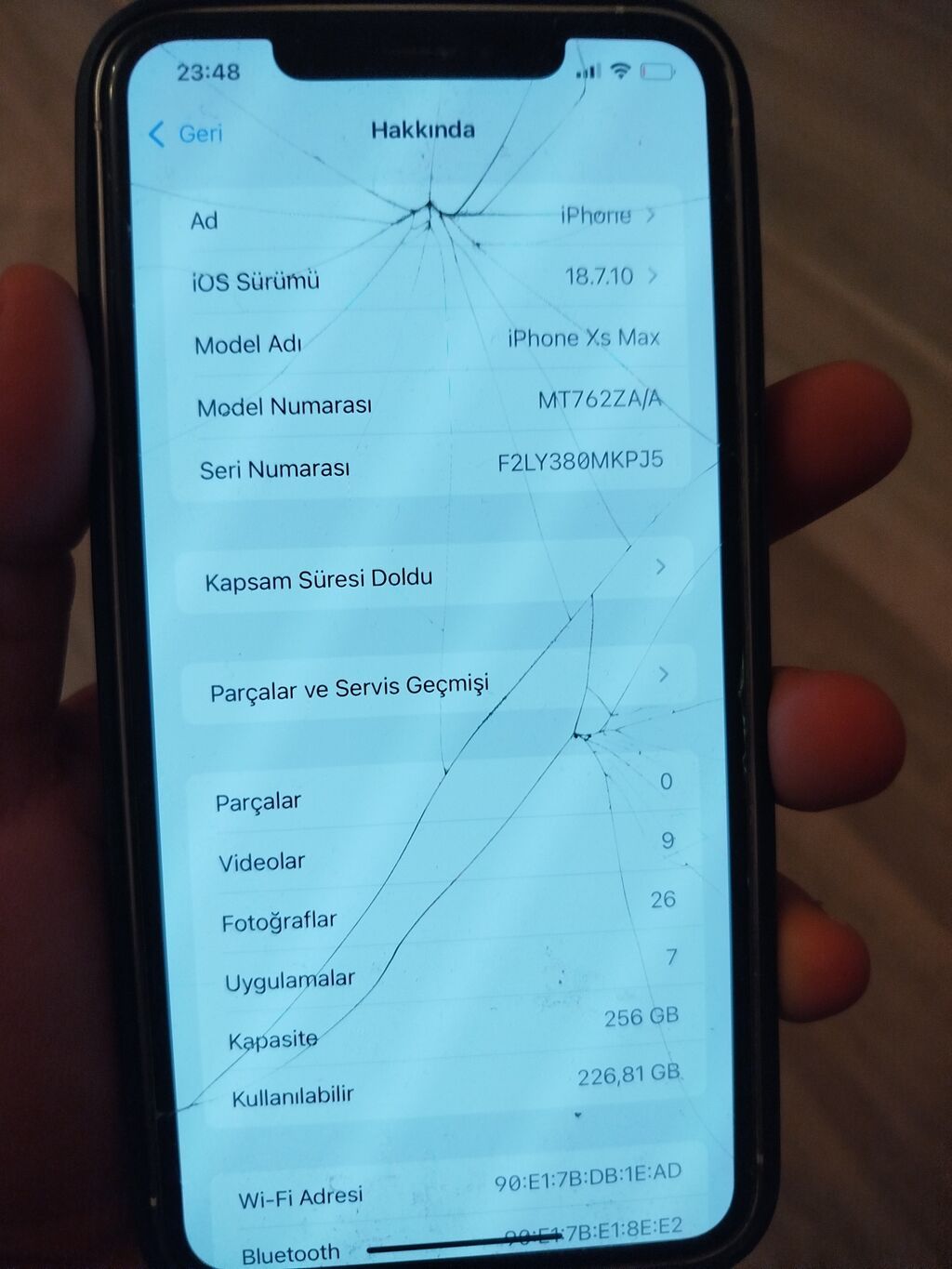 IPhone Xs Max, 256 GB, Qara, Face ID — Apple iPhone, Sumqayıt (2)